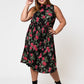 Vestido Mindy Feminino Leota Preto Tamanho 1X