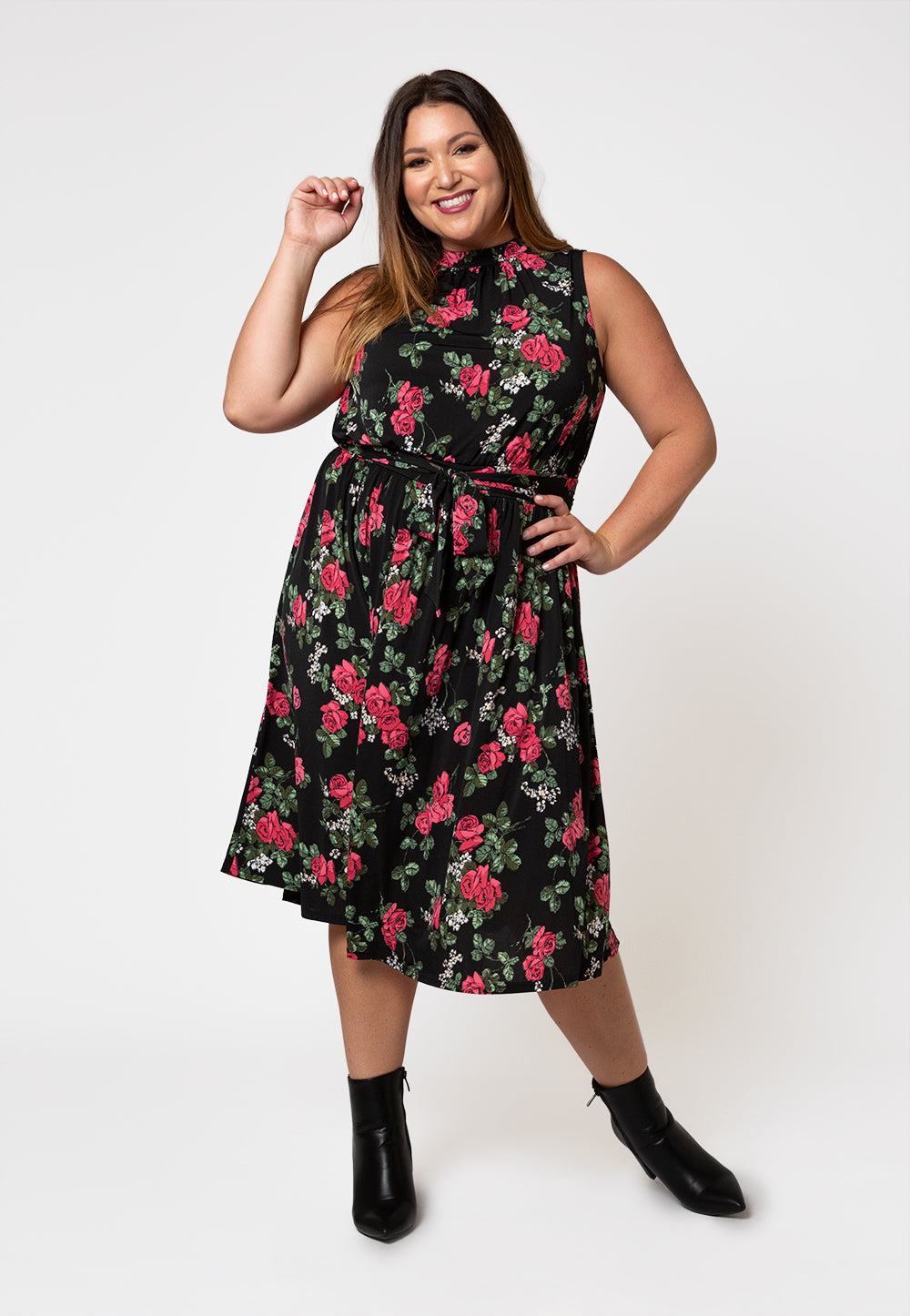 Vestido Mindy Feminino Leota Preto Tamanho 2X