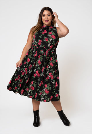 Vestido Mindy Feminino Leota Preto Tamanho 2X