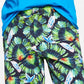 Shorts masculinos Paisley &amp; Gray com estampa de folhas e guerreiro slim fit, preto, tamanho 32W