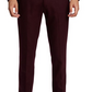 Calça de terno masculina Paisley &amp; Gray Slim Fit vermelha tamanho X-G
