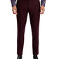 Calça de terno masculina Paisley &amp; Gray Slim Fit vermelha tamanho X-G