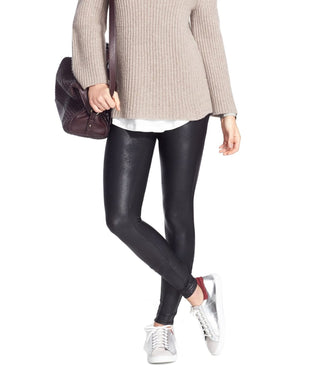 Leggings Spanx de couro sintético P/Xs-3X