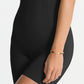 Shorts SPANX® OnCore de cintura alta até o meio da coxa em preto, tamanho 1X