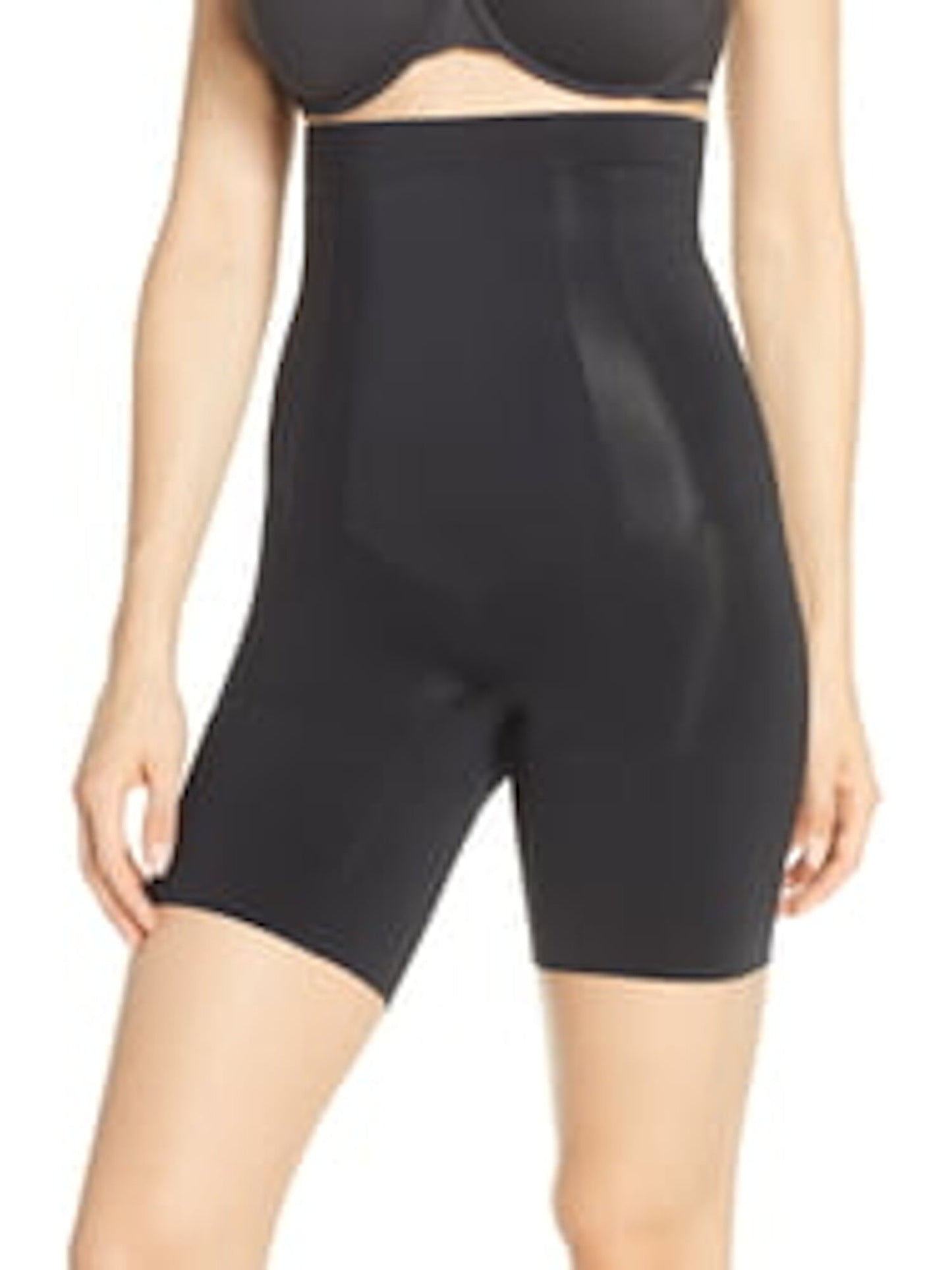 oncore-womens-high-waisted-black-mid-thigh-short-size-medium