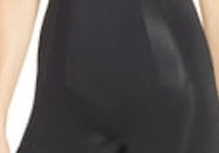 Shorts feminino Oncore de cintura alta, preto, comprimento médio, tamanho médio