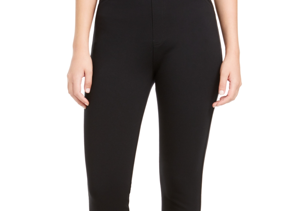 Spanx® The Perfect Pant Calça Skinny com Costura Traseira no Tornozelo em Preto Clássico Tamanho X-Grande