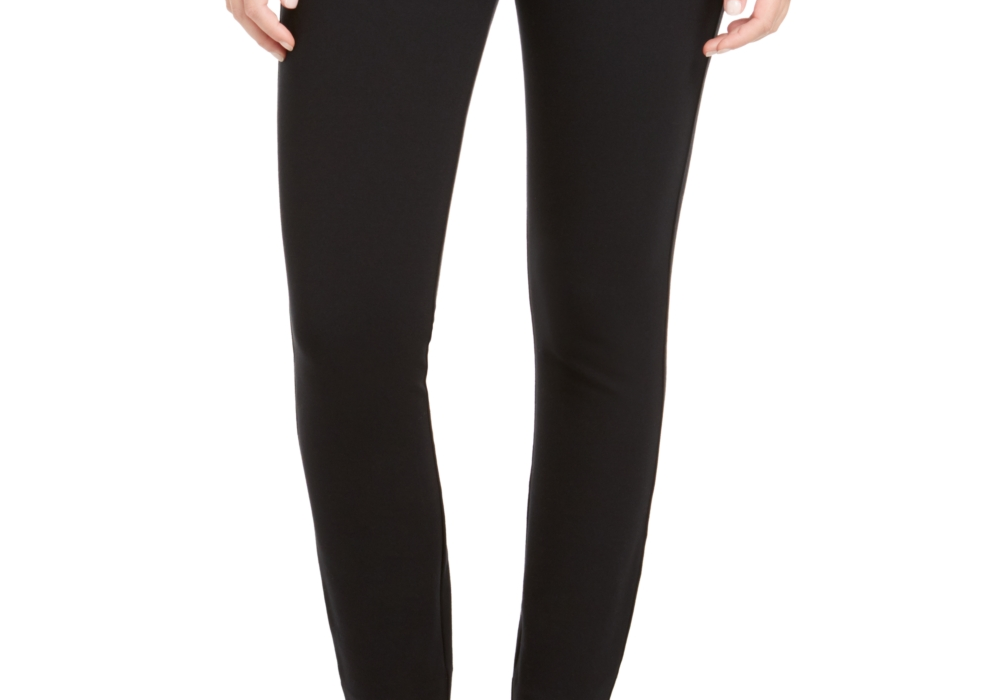 Spanx® The Perfect Pant Calça Skinny com Costura Traseira no Tornozelo em Preto Clássico Tamanho X-Grande