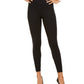 Calça legging SPANX Ponte Ankle, tamanho pequeno, clássica, preta, Nordstrom