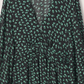 Vestido midi estampado feminino Mango verde tamanho 6