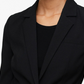 Blazer feminino MANGO Essential com ajuste e ombros acolchoados, preto, tamanho 4