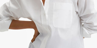 Camisa de algodão grande feminina Mango, branca, tamanho 8