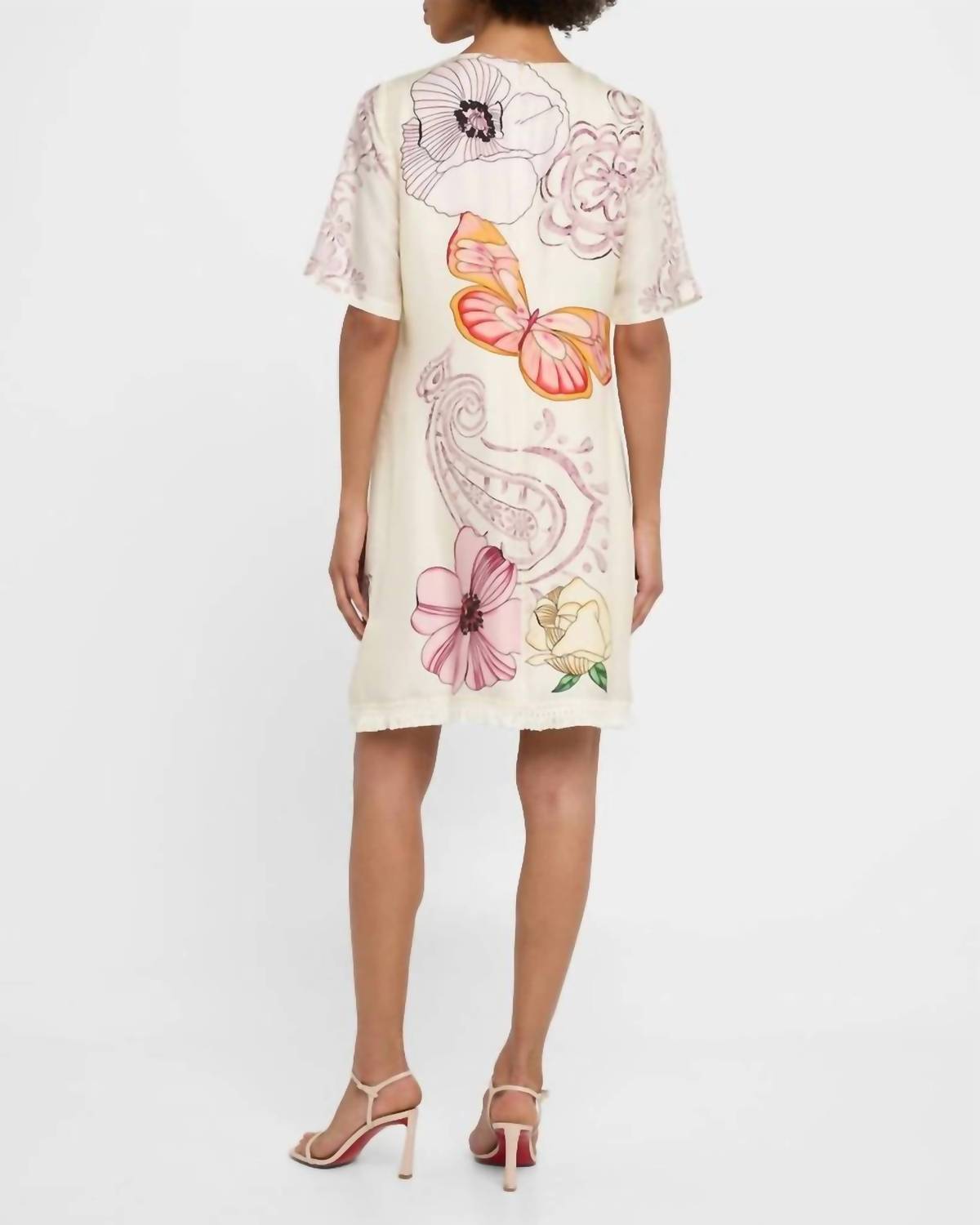 Johnny Was - Daisee Fringe Mini Dress