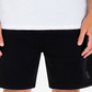 Shorts curtos Hurley Icon Boxed com fecho de cordão, preto, tamanho GG