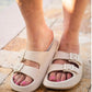 Julia Rose - Buckle Slides Sandal