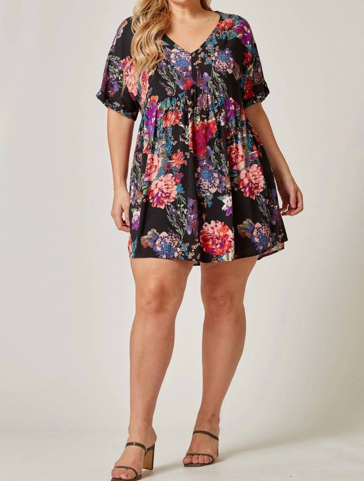 Andree By Unit - Floral Babydoll Dress