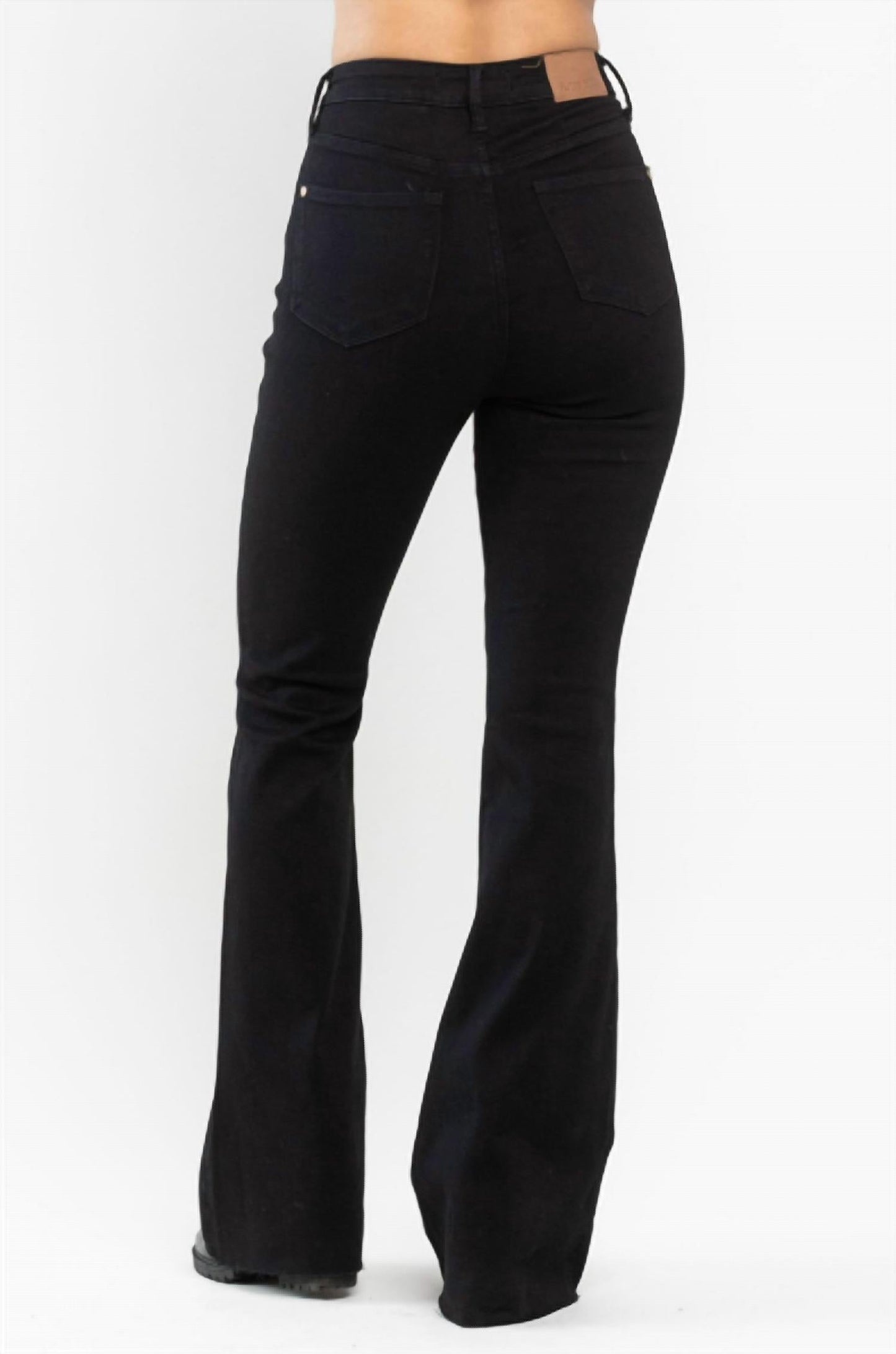 Judy Blue - Tummy Control Cut Hem Flare Jeans