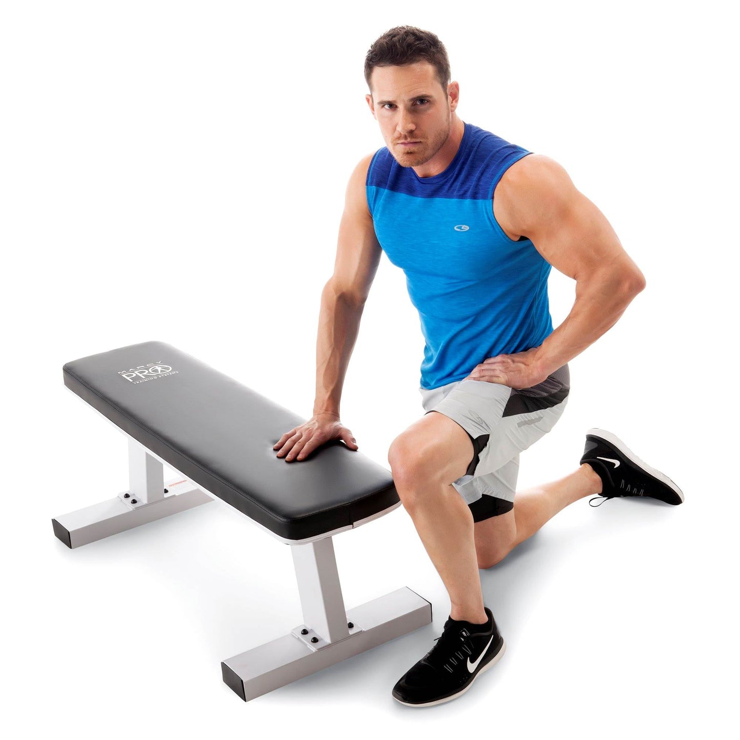 Marcy Home Gym Exercício Fitness Treinamento Treino Flat Board Banco de Levantamento de Peso