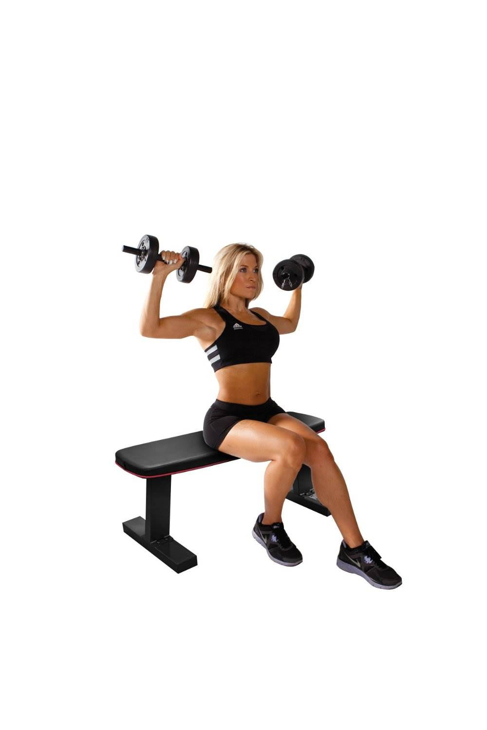 Marcy Home Gym Exercício Fitness Treinamento Treino Flat Board Banco de Levantamento de Peso