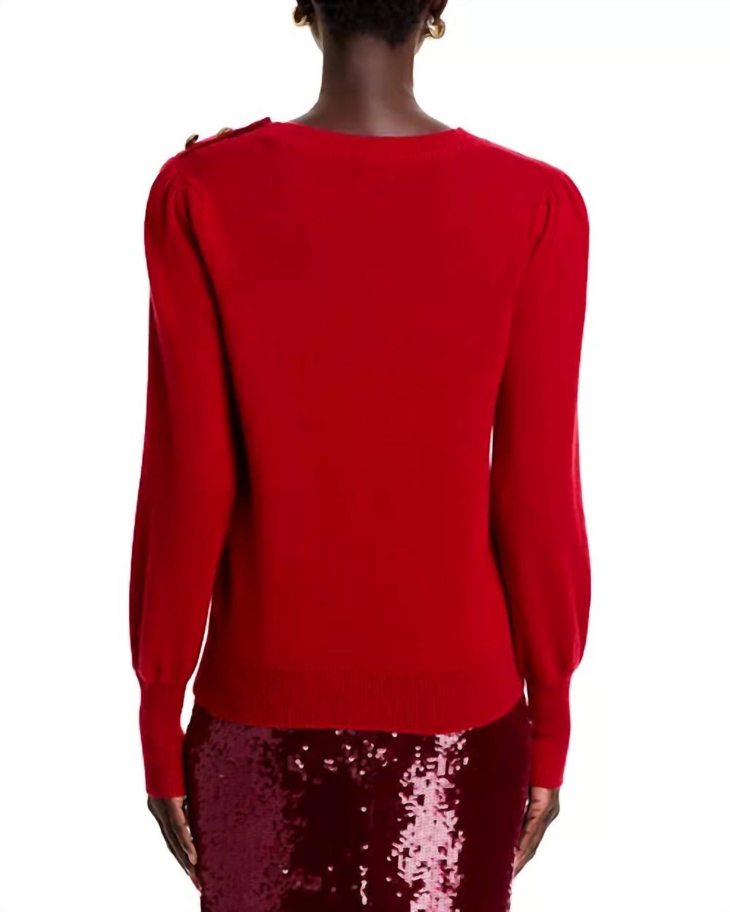 Veronica Beard - Nelia Cashmere Sweater with Crest Snaps