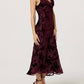 Astr - Floris Burnout Velvet Maxi Dress