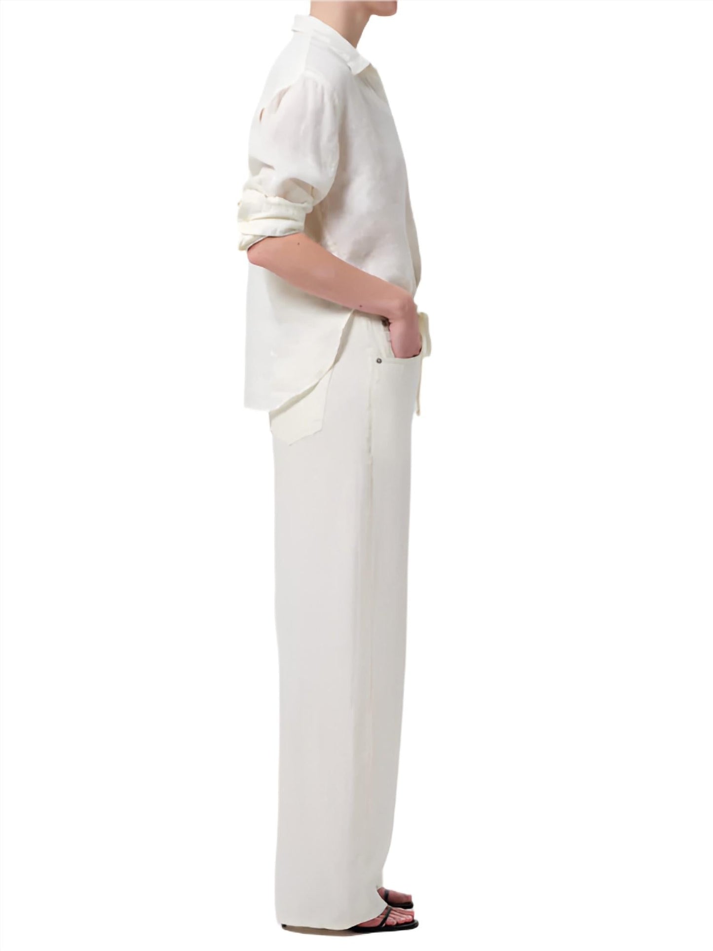 Citizens Of Humanity - Brynn Drawstring Linen Trouser