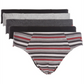 Cuecas Levi's Masculinas, Pacote com 5, Pretas, Tamanho M
