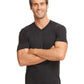 Alfani Men's Underwear Tagless V Neck 3 Pack Undershirt Preto Tamanho Médio