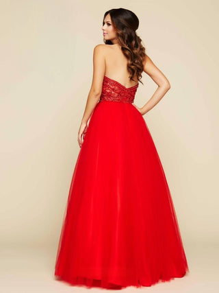 Mac Duggal - Vestido de baile com decote em V profundo
