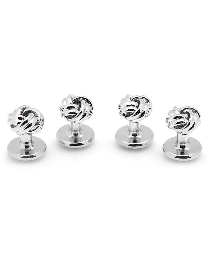 Cufflinks Inc. Camisa Masculina com Nó e Tachas Cinza Tamanho Regular