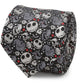 Cufflinks Inc. Gravata de seda preta masculina O Estranho Mundo de Jack, tamanho regular