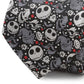 Cufflinks Inc. Gravata de seda preta masculina O Estranho Mundo de Jack, tamanho regular
