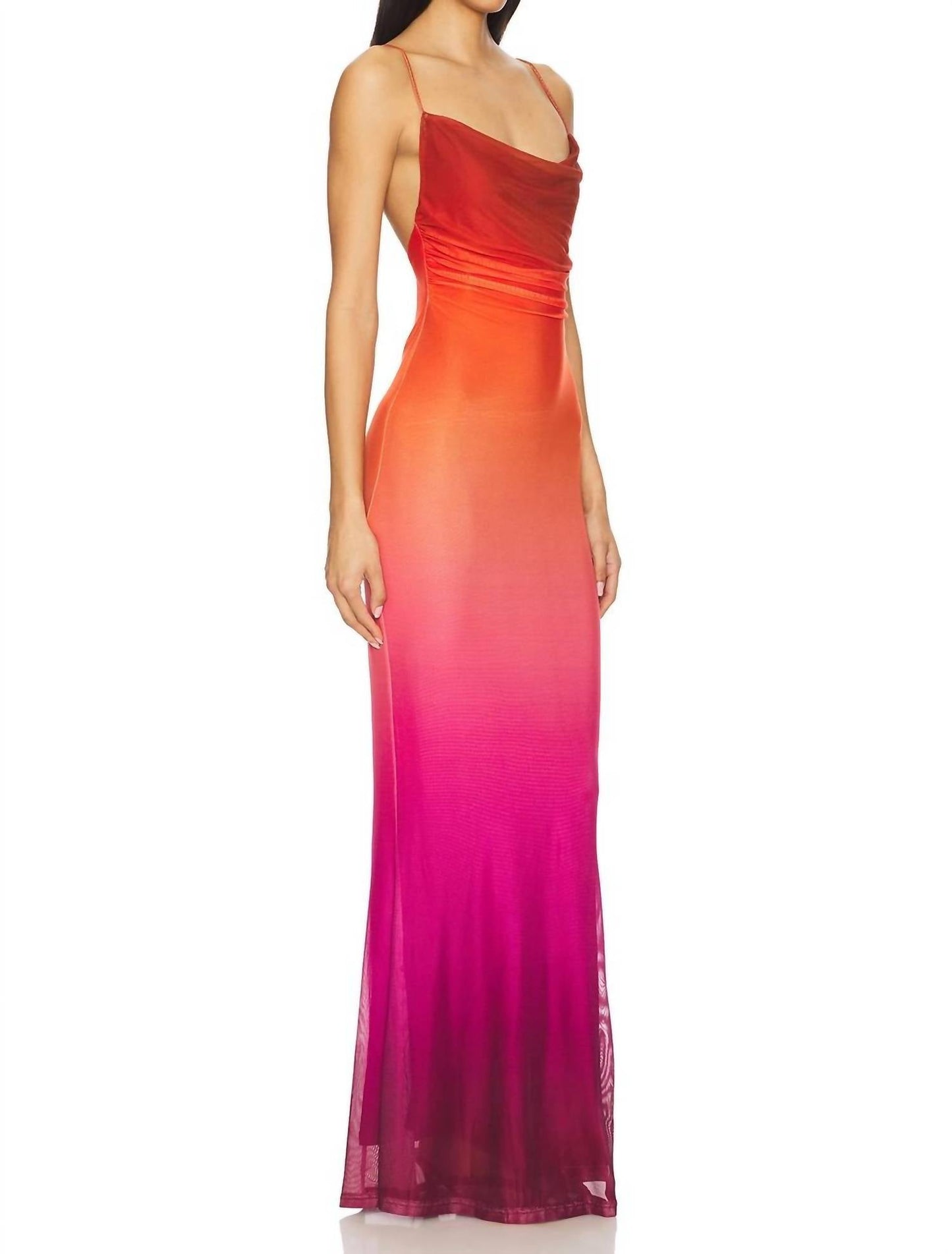 Luxxel - Mesh Maxi Dress