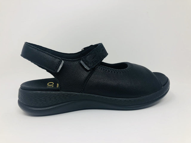 Sandália Hallux Hi Dynamic Feminina Softline by Fidelio Preta