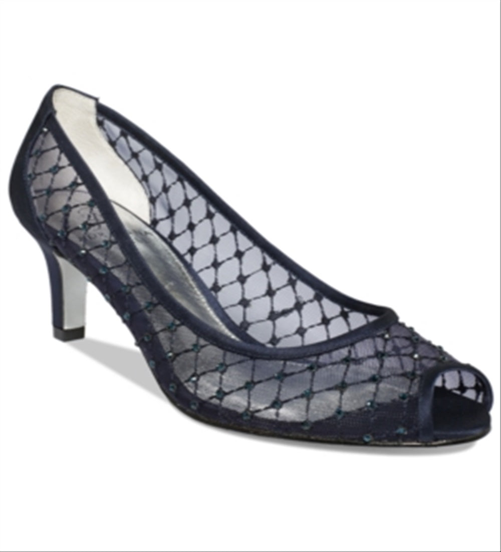 Adrianna Papell Sapatos de noite Jamie femininos azuis tamanho 7