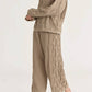 Black Crane - Cable Knit Pants