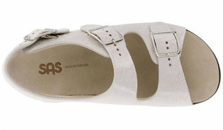 Sas - Sandália Feminina com Salto Relaxado e Tiras