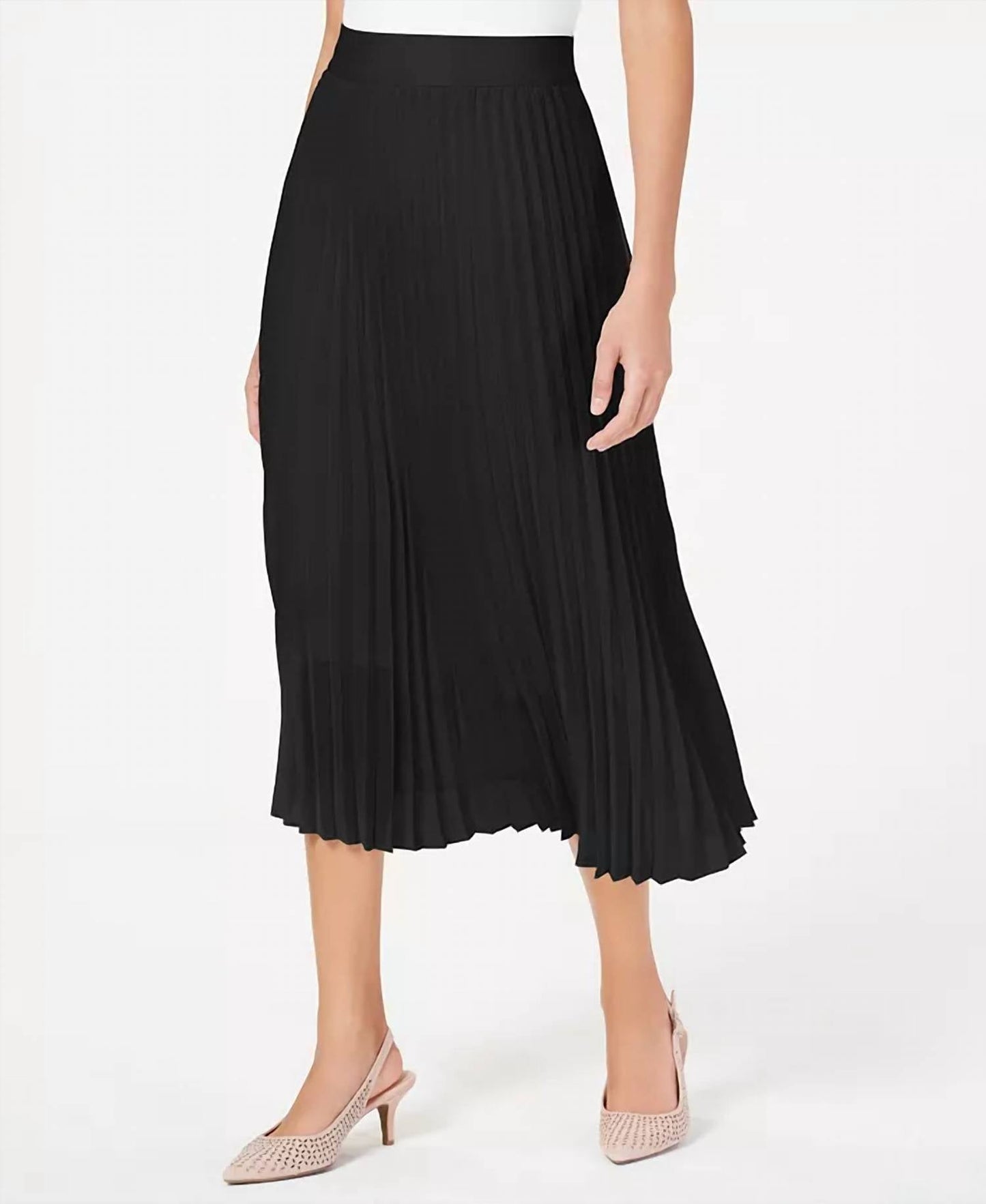 Alfani - Pleated Midi Skirt