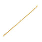 Silk Rope Chain Bracelet in 14k Yellow Gold  (4.30 mm)
