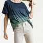 Umgee - Dip Dye Raw Edged Top