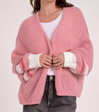 Elan - Cardigan de malha solta para primavera