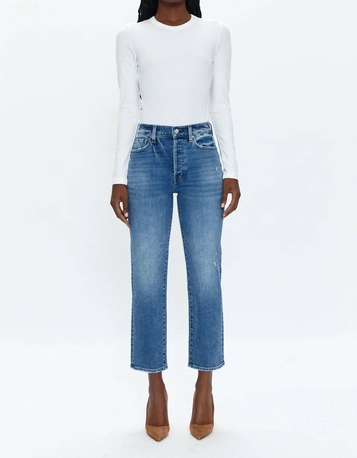 Pistola - Charlie High Rise Straight Ankle Jeans