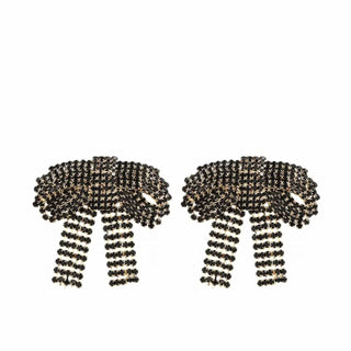 Accessory Concierge - Gemstone Bow Earrings