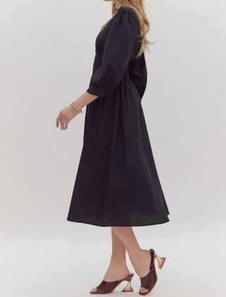 Entro - Zipper Midi Dress