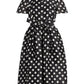 Carolina Herrera - Women's Polka Dot Midi Shirt Dress