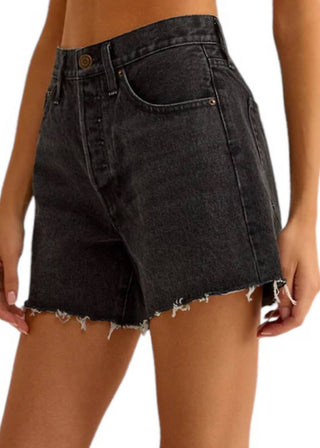 Z Supply - Short jeans de cintura alta para o dia a dia