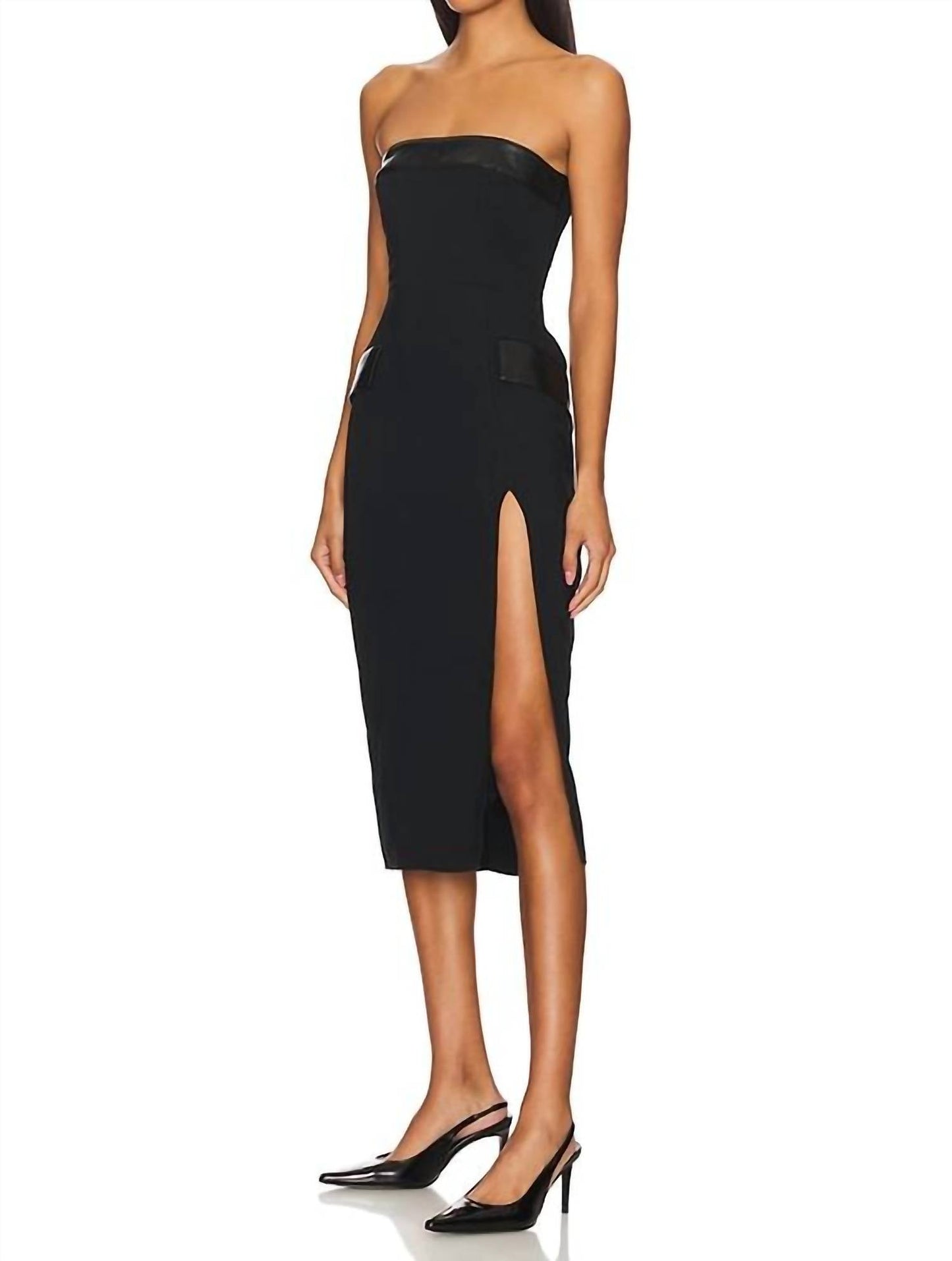 Amanda Uprichard - Strapless Cassie Midi Dress