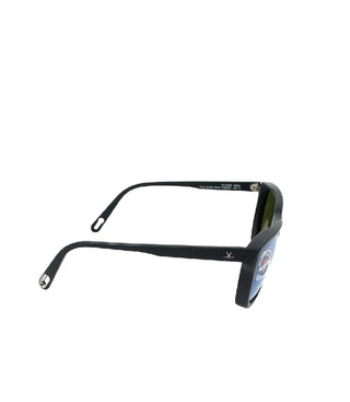 Vuarnet - Óculos de sol Alain unissex VL1608 com lentes verde-azuladas e brilhantes