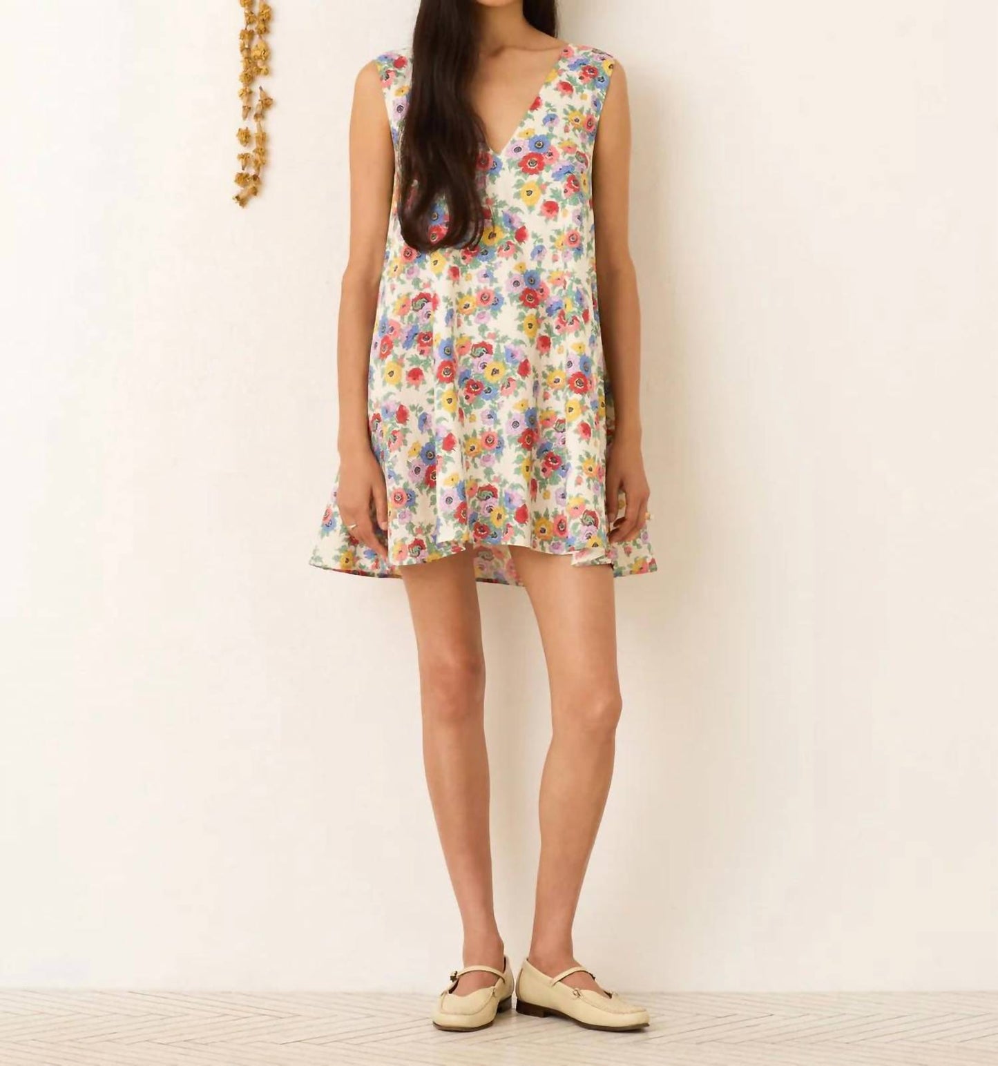 Alix Of Bohemia - Soleil Wildflower Linen Mini Dress