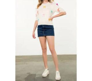 Thml - Blusa de malha com laço colorido